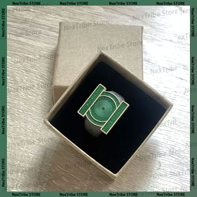 Men Accessories Gift Set - En stock, bague en métal Green