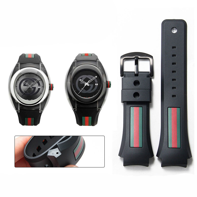 Men'S Accessories Gucci - Bracelet de montre en caoutchouc pour