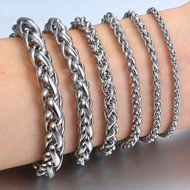 Men Accessories Singapore - Bracelet pour homme en acier inoxydable,