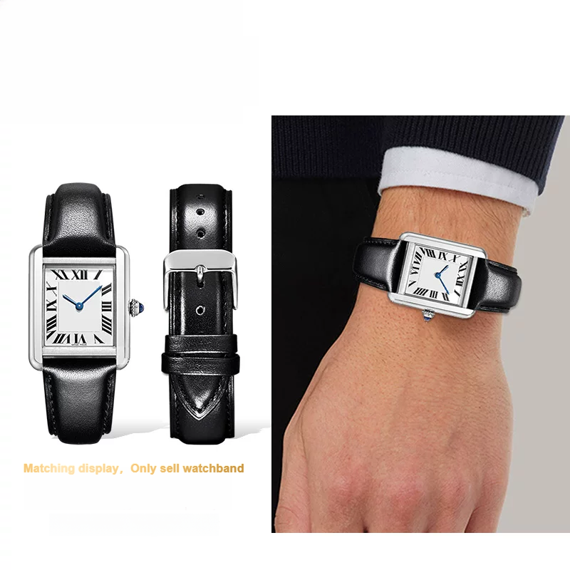 Men'S Accessories Cartier - Bracelet de montre en cuir véritable