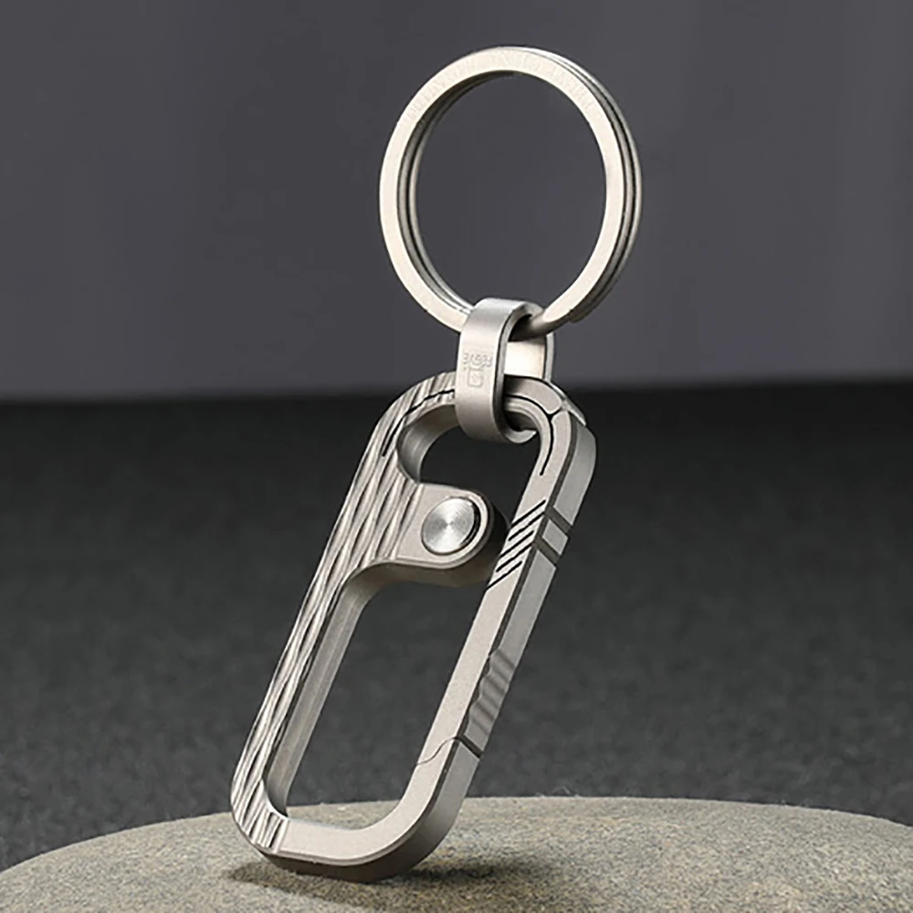 Men'S Accessories Premium - Porte-clés de voiture en titane de