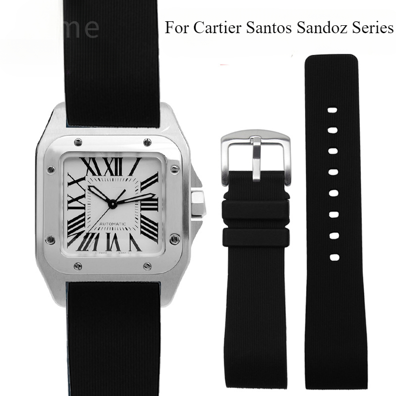 Men'S Accessories Cartier - Bracelet de montre en Silicone noir