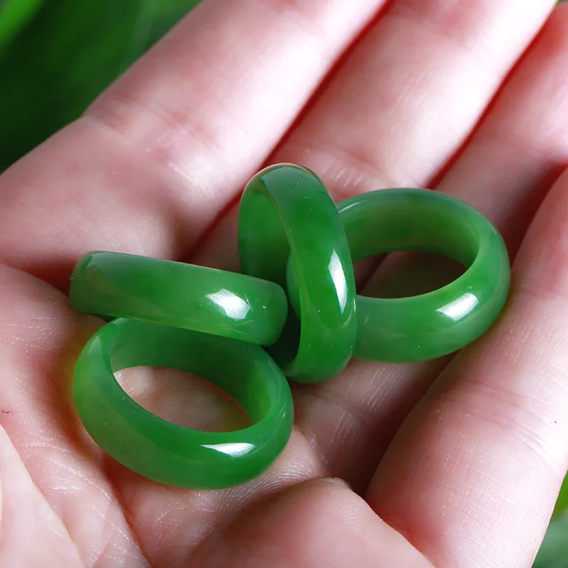 Men Accessories For Hand - Bague de diversification naturelle verte Hetian,
