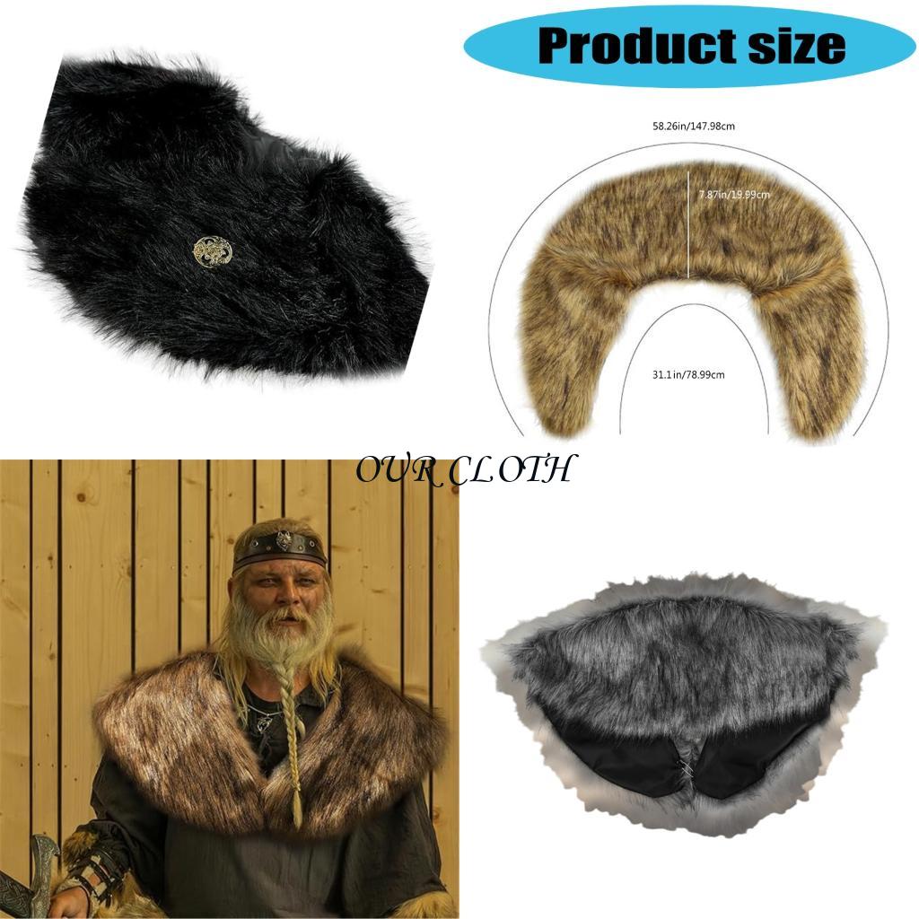 Vikinges Furs Châle Medieval K - Medieval Men'S Accessories avis et prix