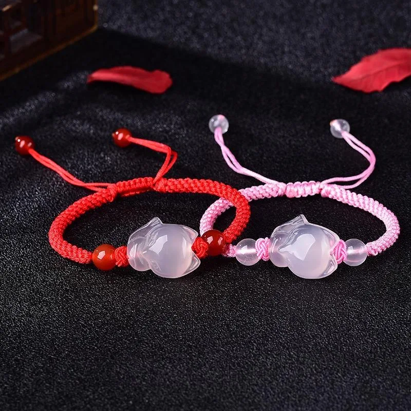 Bracelet élastique en Agate ro - Men Accessories For Hand avis et prix