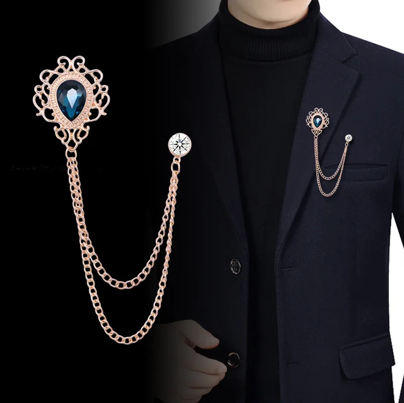 Épingle à revers en cristal st - Men Accessories For Suit avis et prix