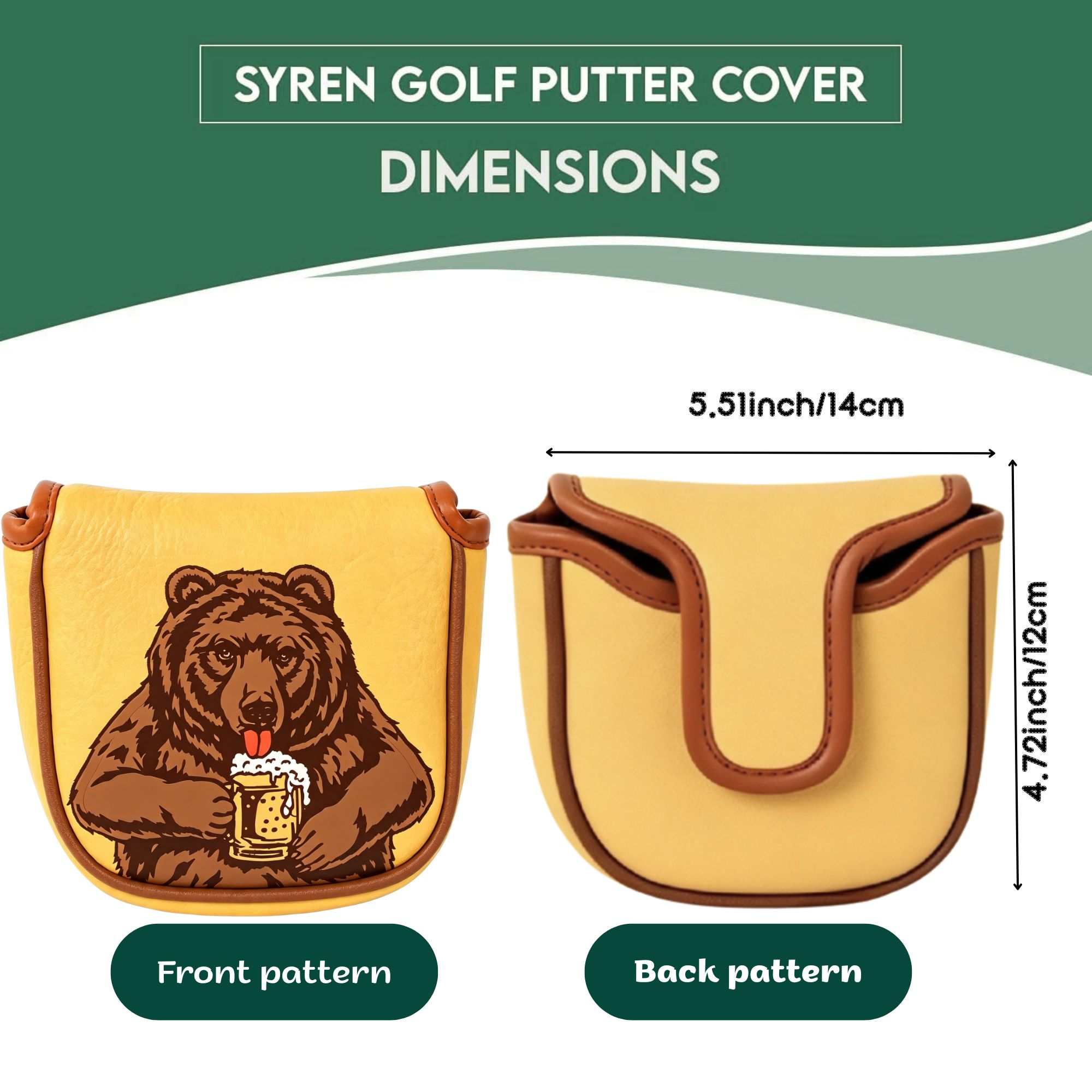 Housse de putter de golf brodé - Men'S Accessories Golf avis et prix