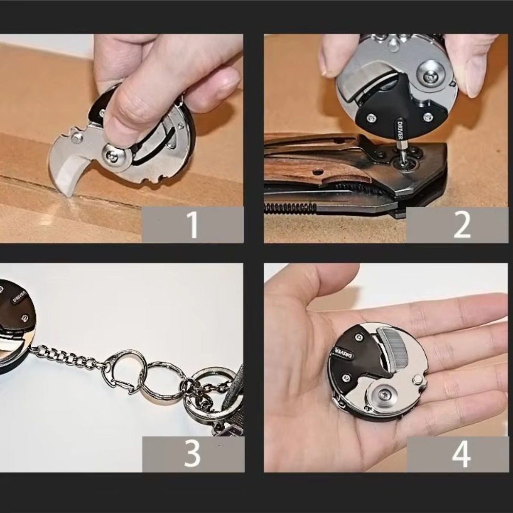 Nouveau Mini porte-clés avec t - Keychain Multi Tool avis et prix