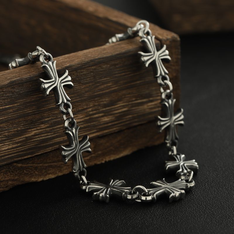 Chaîne Punk avec collier crois - Men'S Accessories Premium avis et prix