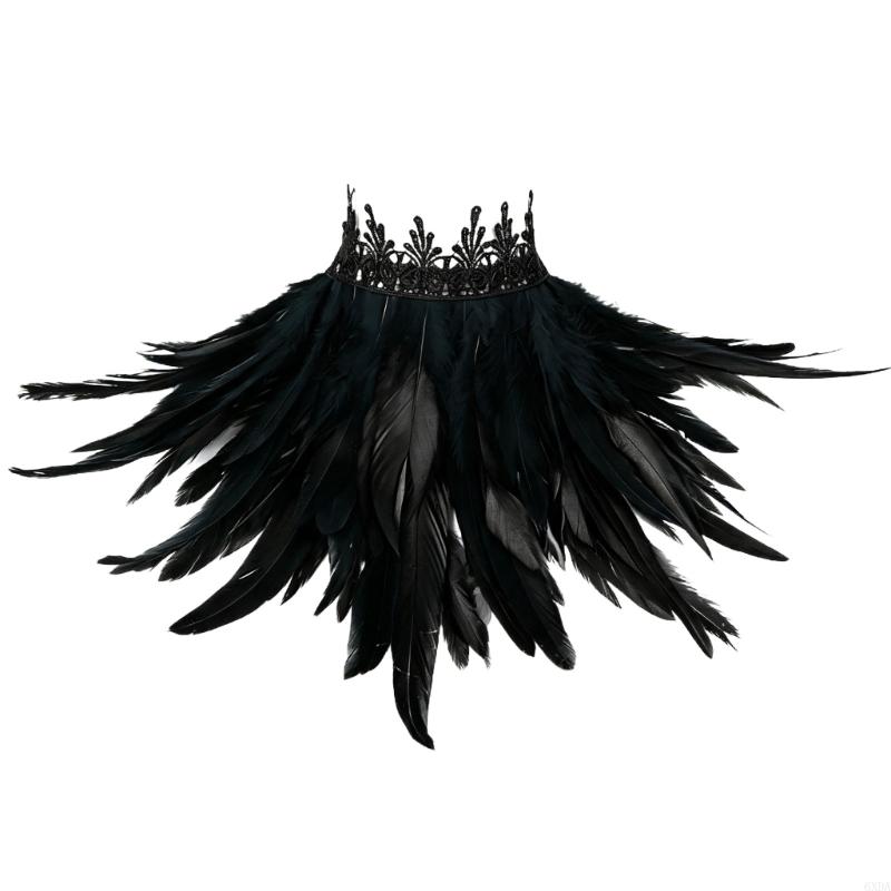 Collier en plumes scène avec g - Men Accessories Photos avis et prix