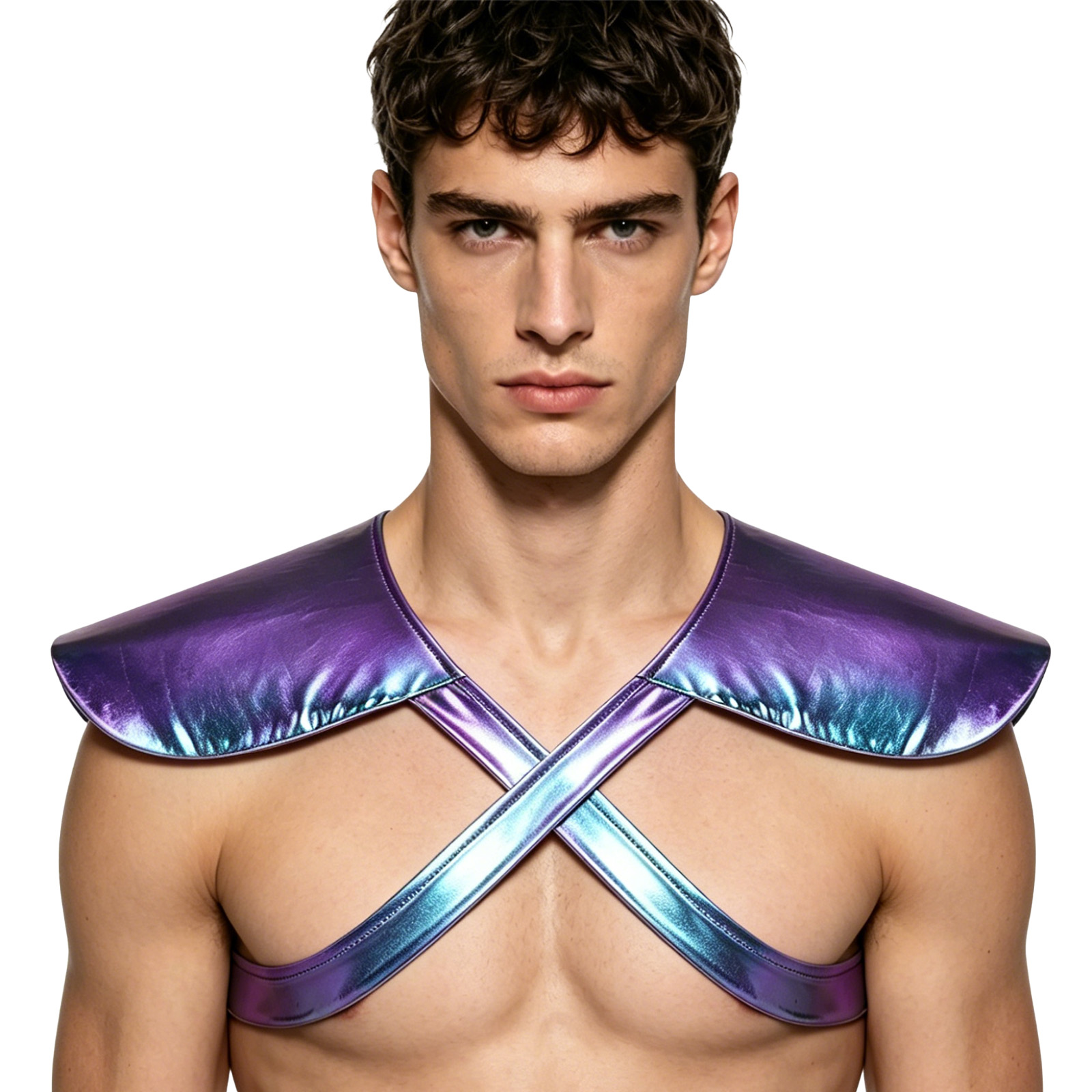 Harnais d'épaule gothique punk - Medieval Men'S Accessories avis et prix