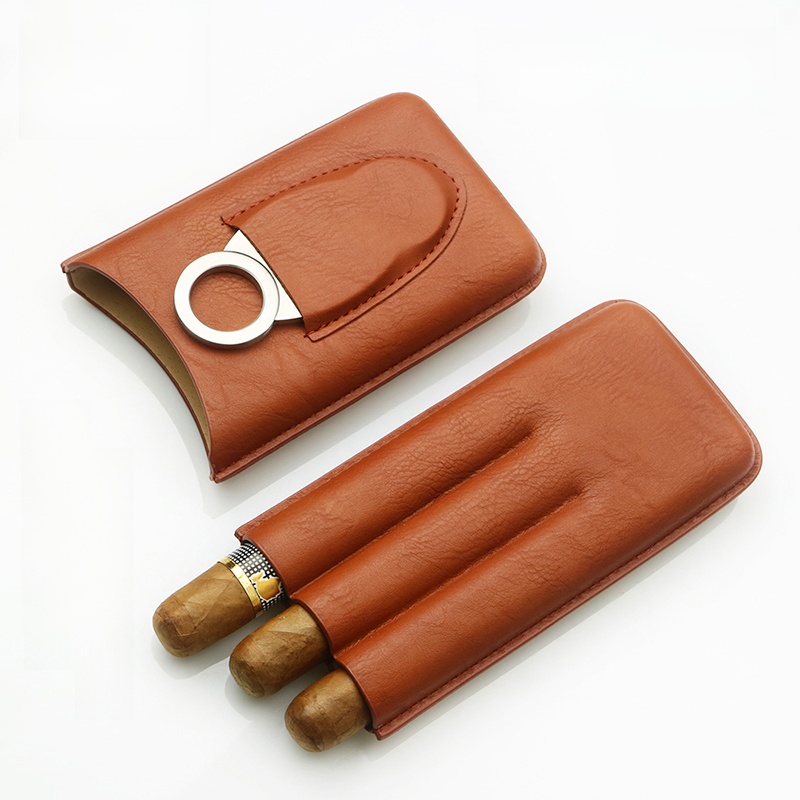 Ensemble de 2 étuis à cigares  - Cigar Cutter Set avis et prix