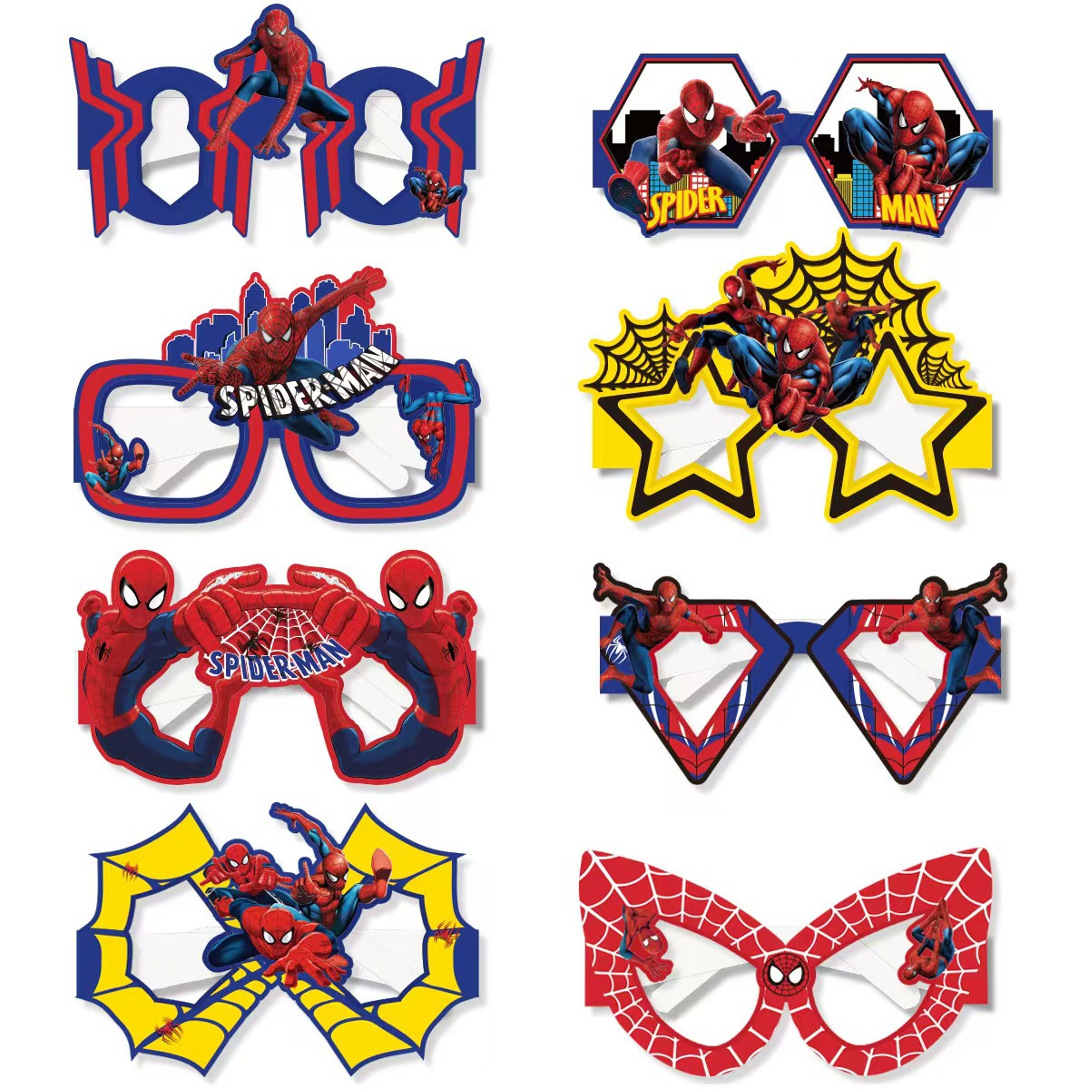 8 paires de lunettes Spider-Ma - Men Accessories Photos avis et prix