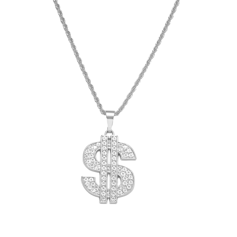 Collier signe dollar pour homm - Men Accessories Singapore avis et prix