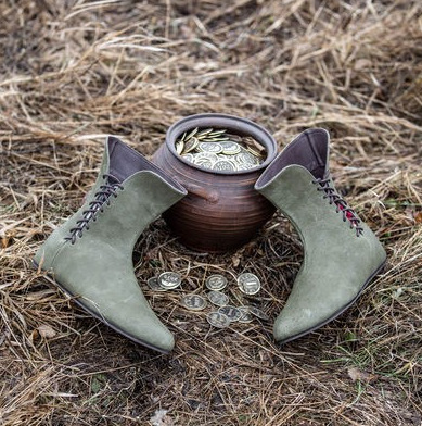 Chaussures en cuir médiévales  - Medieval Men'S Accessories avis et prix