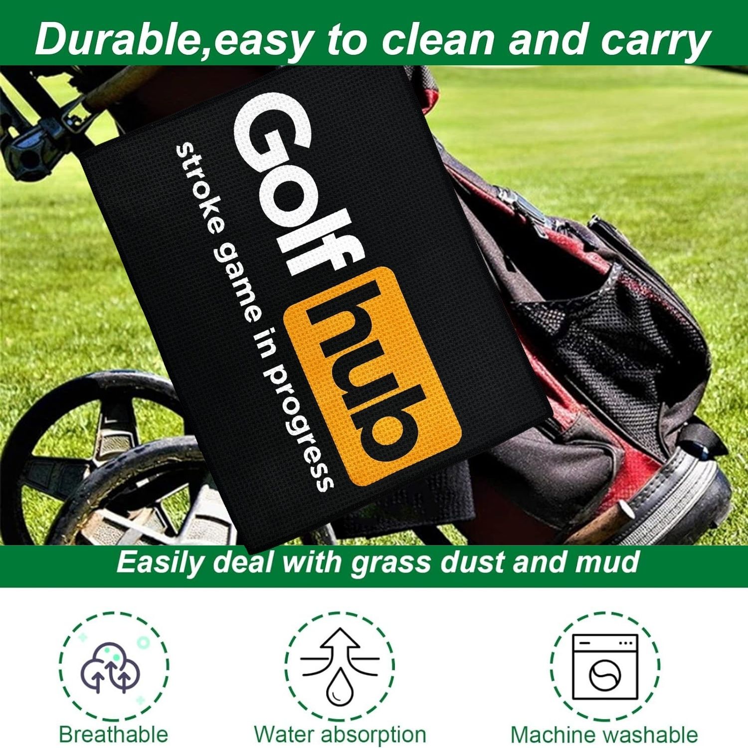Serviette de golf amusante en  - Men'S Accessories Golf avis et prix