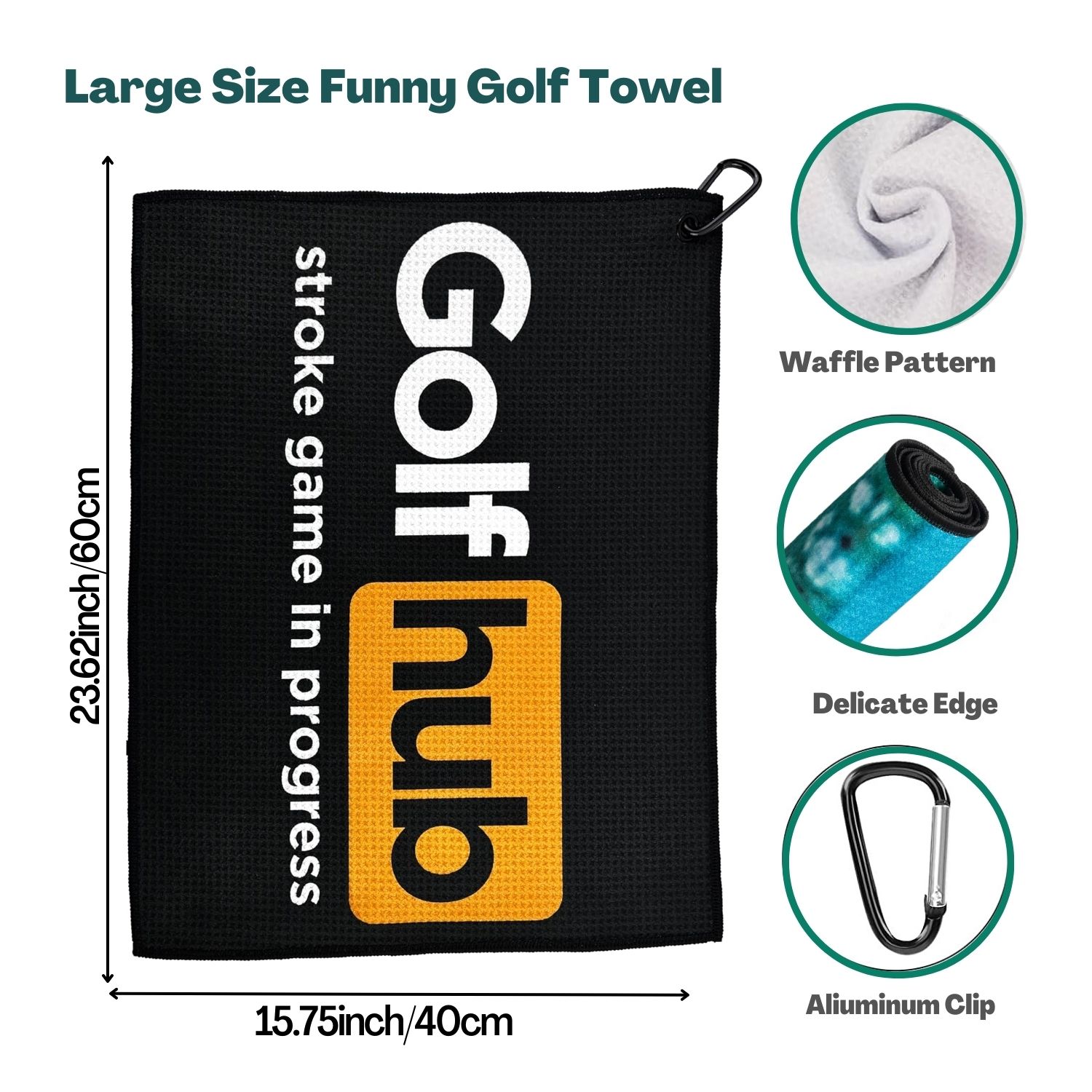 Serviette de golf amusante en  - Men'S Accessories Golf avis et prix