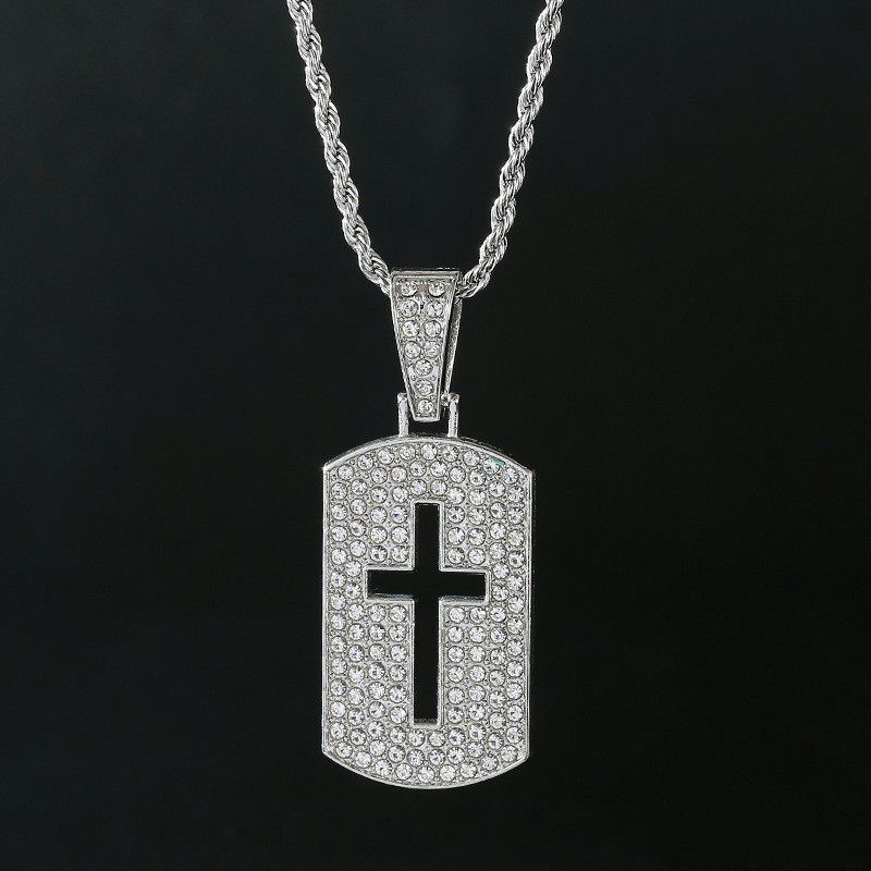 Collier pendentif Hip Hop, pol - Men Accessories Singapore avis et prix